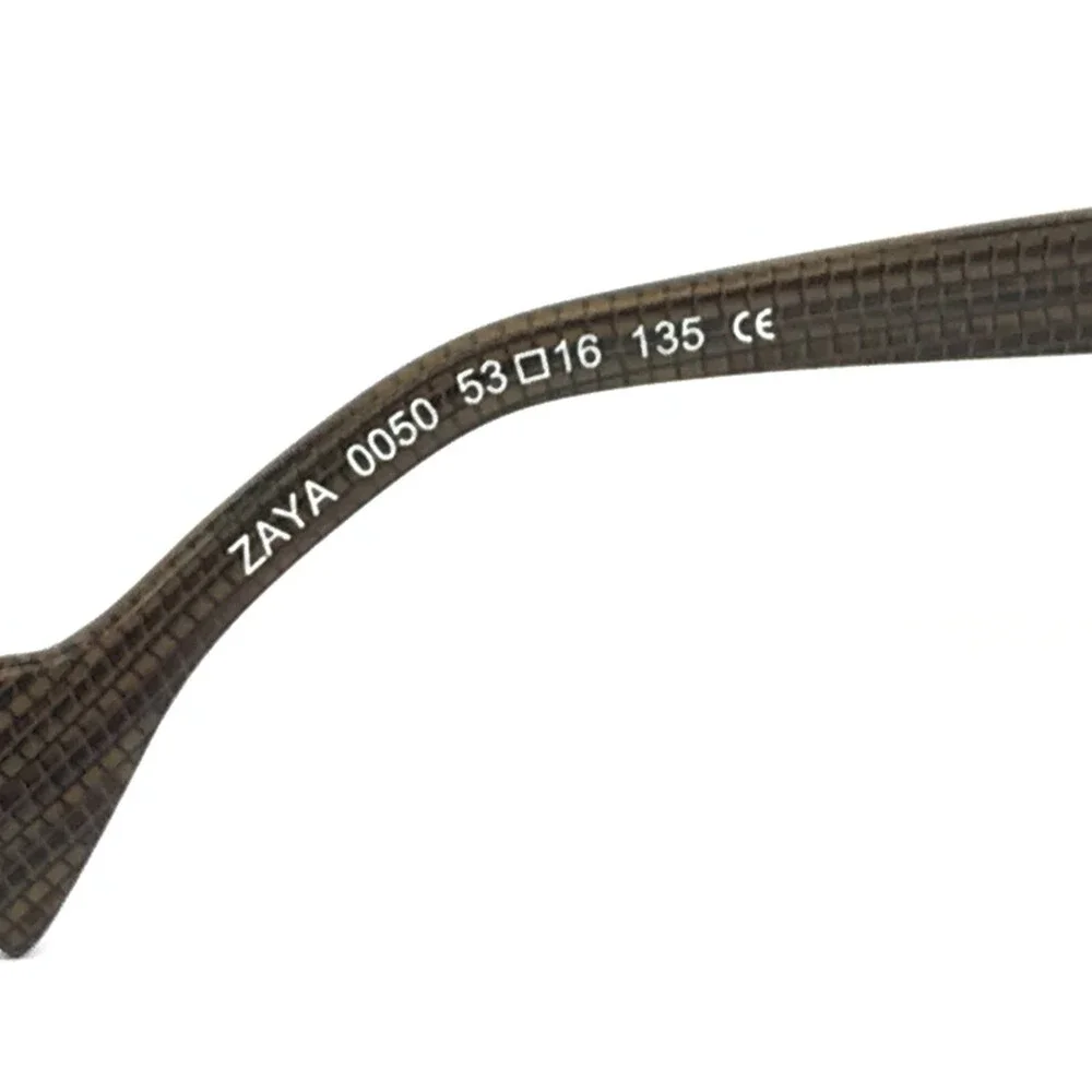 BOZ Eyeglasses Frames ZAYA 0050 Black Gold Cat Eye Full Rim 53-16-135